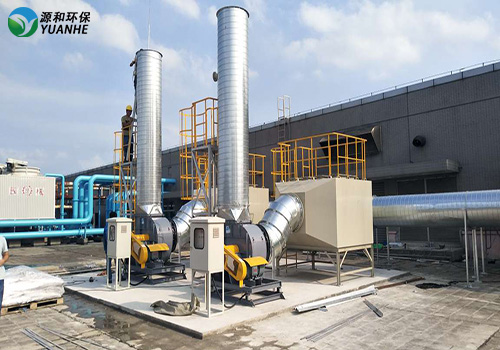 有机废气球宴（中国）施工现场