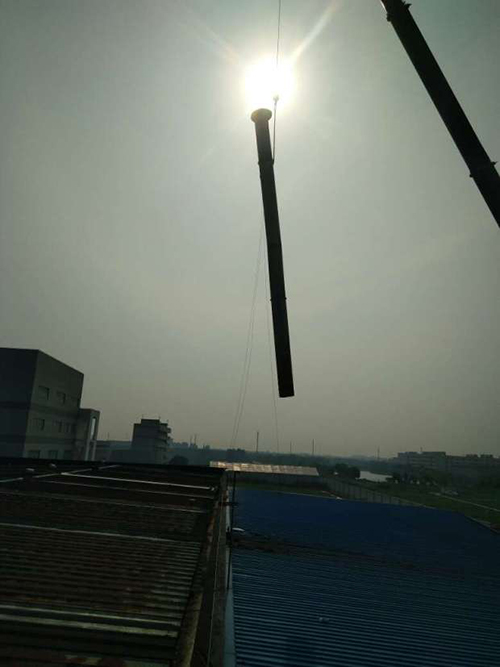 废气球宴（中国）工程现场