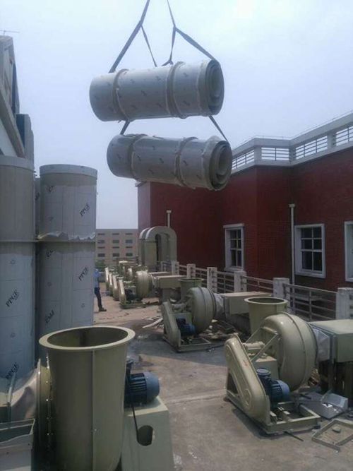 废气球宴（中国）工程现场