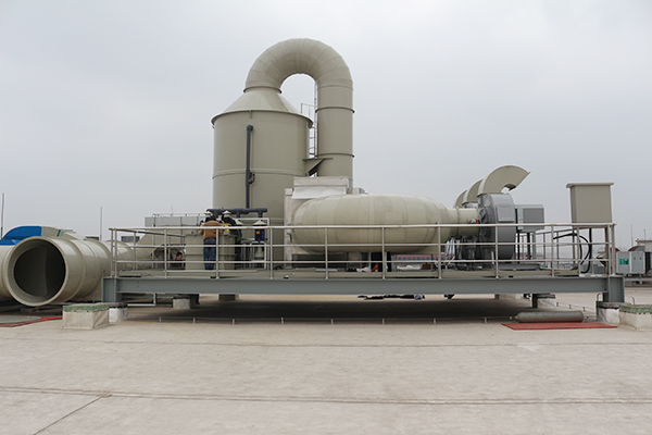 洗涤塔+放射性低温等离子设备 洗涤塔+放射性低温等离子设备